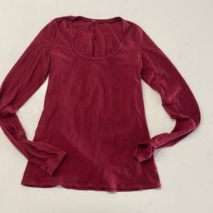 Lululemon, cotton long sleeve top
